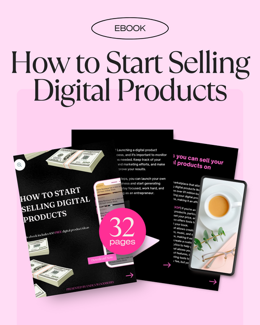 How to Start Selling Digital Products Ebook